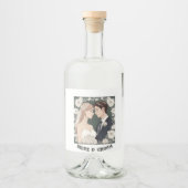 BRIDE EN GROOM LIKEURFLES ETIKET (Voorkant)
