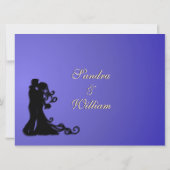 Bride en Groom Lotus Kaart (Achterkant)