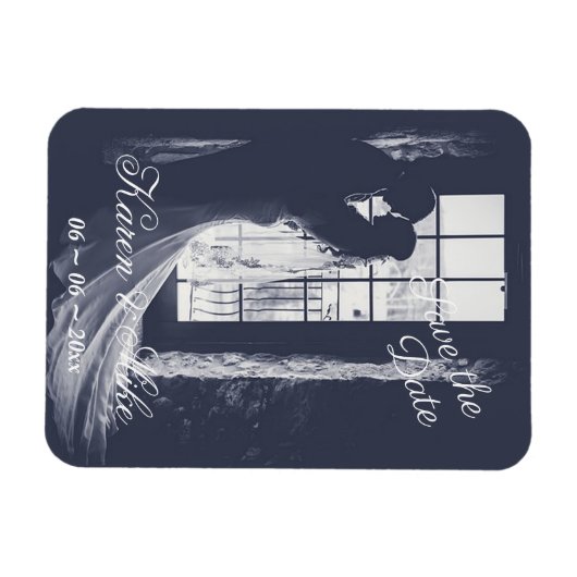 Bride en Groom Magneet (Horizontaal)