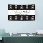 Bride en Groom Mason Jars Kies uw kleur Spandoek (Beurs)