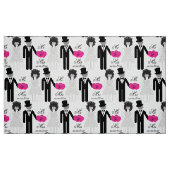 Bride en Groom Mr. en Mrs. Stof (Fat Quarter)