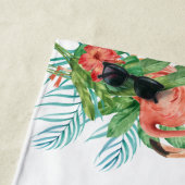 Bride en Groom, Mr en Mrs Tropical Custom Strandlaken (In situ)