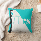Bride en Groom Mrs Wedding Pillow Kussen (Deken)