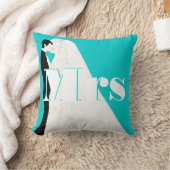 Bride en Groom Mrs Wedding Pillow Kussen (Deken)