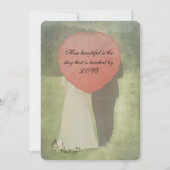 Bride en Groom Old-fashioned country Wedding Kaart (Voorkant)