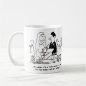 Bride en Groom openen hun geschenken Koffiemok (Links)