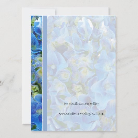 Bride en Groom ouders, huwelijksuitnodiging Kaart (Achterkant)