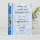 Bride en Groom ouders, huwelijksuitnodiging Kaart (Staand voorkant)