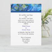 Bride en Groom ouders, huwelijksuitnodiging Kaart (Staand voorkant)