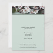 Bride en Groom ouders, huwelijksuitnodiging Kaart (Achterkant)