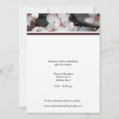 Bride en Groom ouders, huwelijksuitnodiging Kaart (Achterkant)