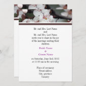 Bride en Groom ouders, huwelijksuitnodiging Kaart (Voorkant / Achterkant)