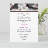 Bride en Groom ouders, huwelijksuitnodiging Kaart (Staand voorkant)