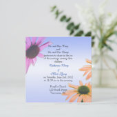 Bride en Groom ouders, huwelijksuitnodiging Kaart (Staand voorkant)