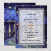 Bride en groom ouders trouwuitnodiging kaart (Voorkant / Achterkant)