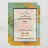 Bride en groom ouders trouwuitnodiging kaart (Voorkant / Achterkant)