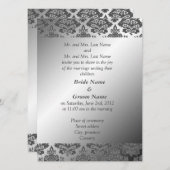 Bride en groom ouders trouwuitnodiging kaart (Voorkant / Achterkant)