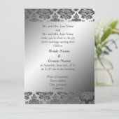 Bride en groom ouders trouwuitnodiging kaart (Staand voorkant)