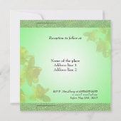 Bride en groom ouders, uitnodiging, bruiloft kaart (Achterkant)