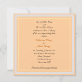 Bride en groom ouders, uitnodiging, bruiloft kaart (Voorkant)