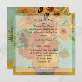 Bride en groom ouders, uitnodiging, bruiloft kaart (Voorkant / Achterkant)