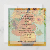 Bride en groom ouders, uitnodiging, bruiloft kaart (Voorkant)