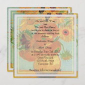 Bride en groom ouders, uitnodiging, bruiloft kaart (Voorkant / Achterkant)