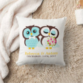 Bride en Groom Owls Kussen (Deken)