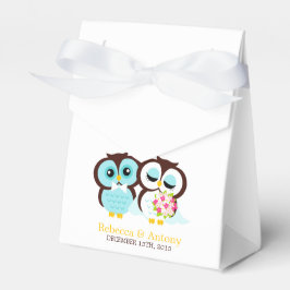 Bride en Groom Owls Wedding Bedankdoosjes