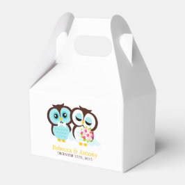 Bride en Groom Owls Wedding Bedankdoosjes
