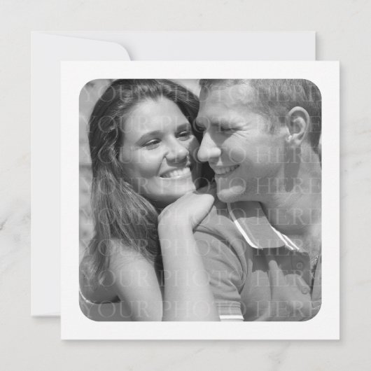 Bride en Groom Owls Wedding Save the Date (Achterkant)