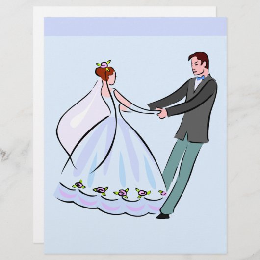 Bride- en Groom-papier (Voorkant / Achterkant)