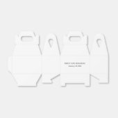 Bride en Groom Party Favors | Weddenschap Bedankdoosjes (Uitgevouwen)