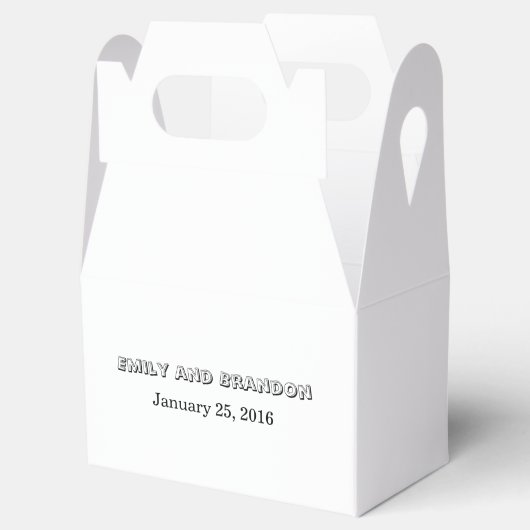 Bride en Groom Party Favors | Weddenschap Bedankdoosjes (Geopend)