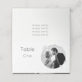 Bride en Groom Plaatskaartje (Buitenkant ongevouwen)