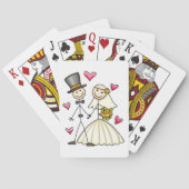 Bride en Groom Pokerkaarten (Achterkant)