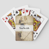 Bride en groom pokerkaarten (Achterkant)