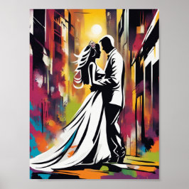 BRIDE EN GROOM POSTER