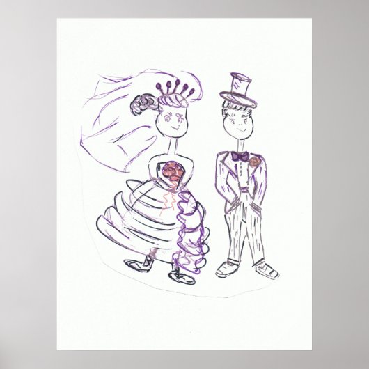 Bride en Groom Poster (Voorkant)