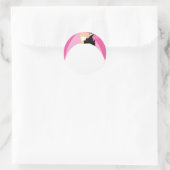 Bride en Groom Ronde Sticker (Tas)