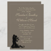 Bride en Groom Sandstone Kaart (Voorkant / Achterkant)