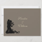 Bride en Groom Sandstone Kaart (Achterkant)