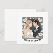 BRIDE EN GROOM SAVE THE DATE (Voorkant / Achterkant)