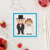 BRIDE EN GROOM SERVETTEN (Insitu)