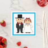 BRIDE EN GROOM SERVETTEN (Insitu)