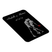 Bride en Groom Skeleton Gothic Vampire Wedding Magneet (Rechterzijde)