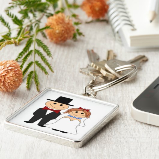 BRIDE EN GROOM SLEUTELHANGER (Zijkant)