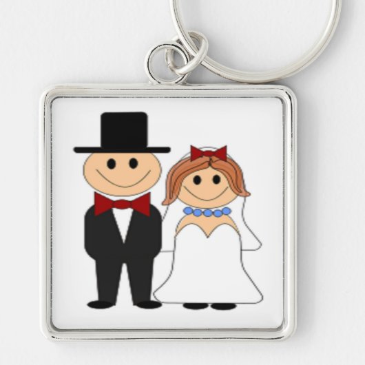 BRIDE EN GROOM SLEUTELHANGER (Voorkant)