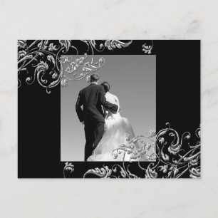 Bride en Groom sparen de Dates Briefkaarten