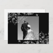 Bride en Groom sparen de Dates Briefkaarten (Voorkant / Achterkant)